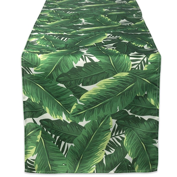 Fastfood 14 x 72 in. Banana Leaf Outdoor Table Runner FA1533864 - main